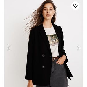 Madewell Caldwell Double Breasted Blazer Jacket